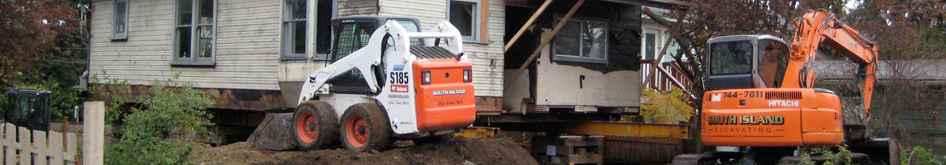 Excavation in Sidney and Victoria, BC